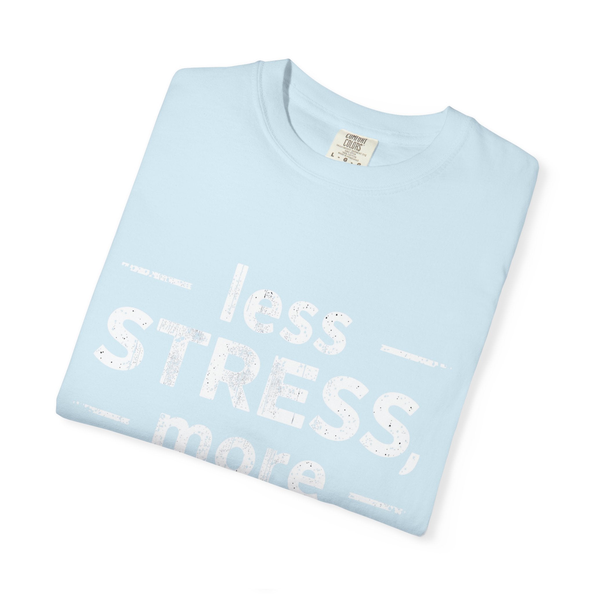 Less Stress More Margs T-Shirt — Funny Margarita Relaxation Tee