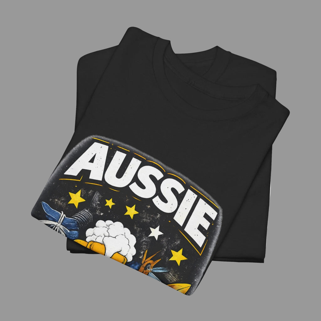 Aussie Legend T-Shirt – Beer & Surf Retro Graphic Tee