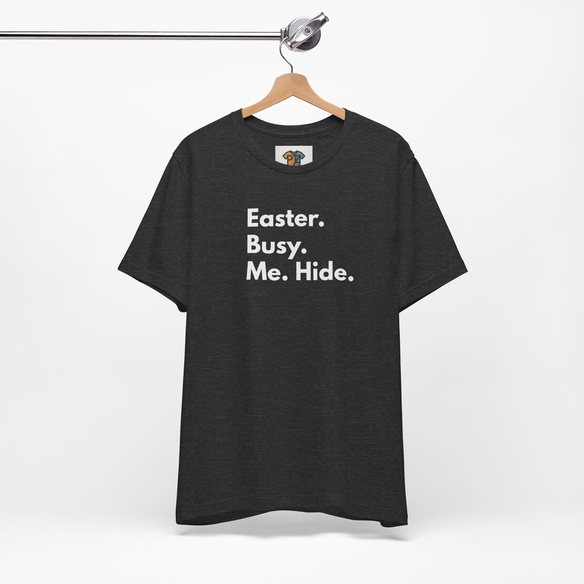 Easter Busy Me Hide Shirt – Funny Minimalist Easter Graphic Tee