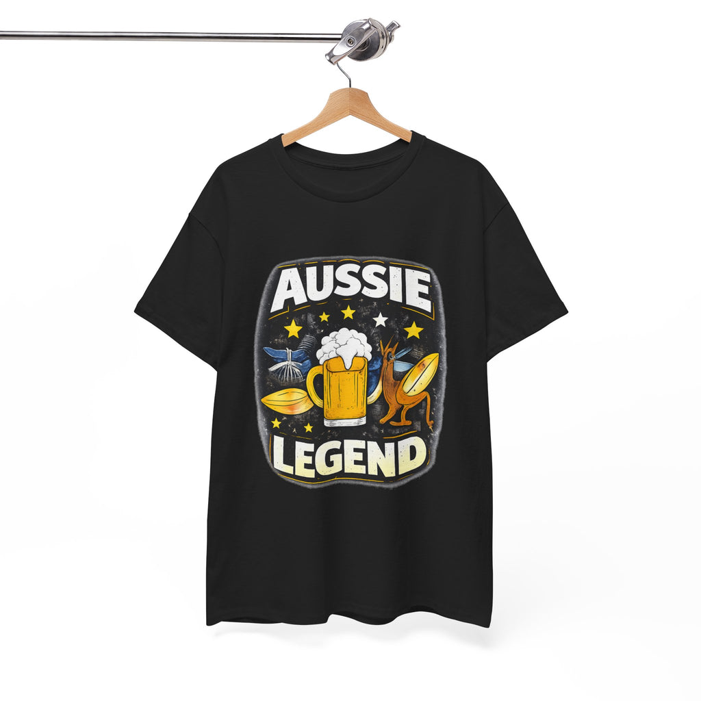 Aussie Legend T-Shirt – Beer & Surf Retro Graphic Tee