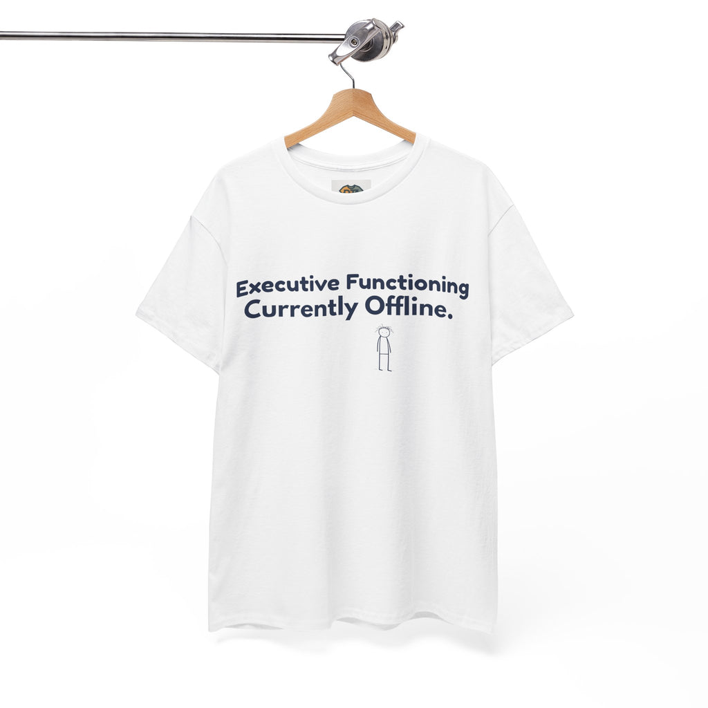 Executive Functioning Currently Offline Shirt – Funny ADHD T-Shirt, Neurodivergent Apparel, Mental Health Tee, Autism Support Shirt, Introvert Humor Gift, ADHD Gift Adult