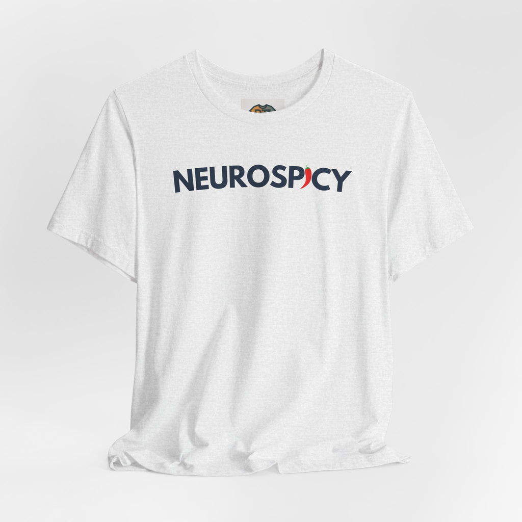 Neurospicy Shirt – Funny ADHD & Neurodivergent Tee, Minimalist Mental Health Graphic T-Shirt, Unisex Soft Cotton Top