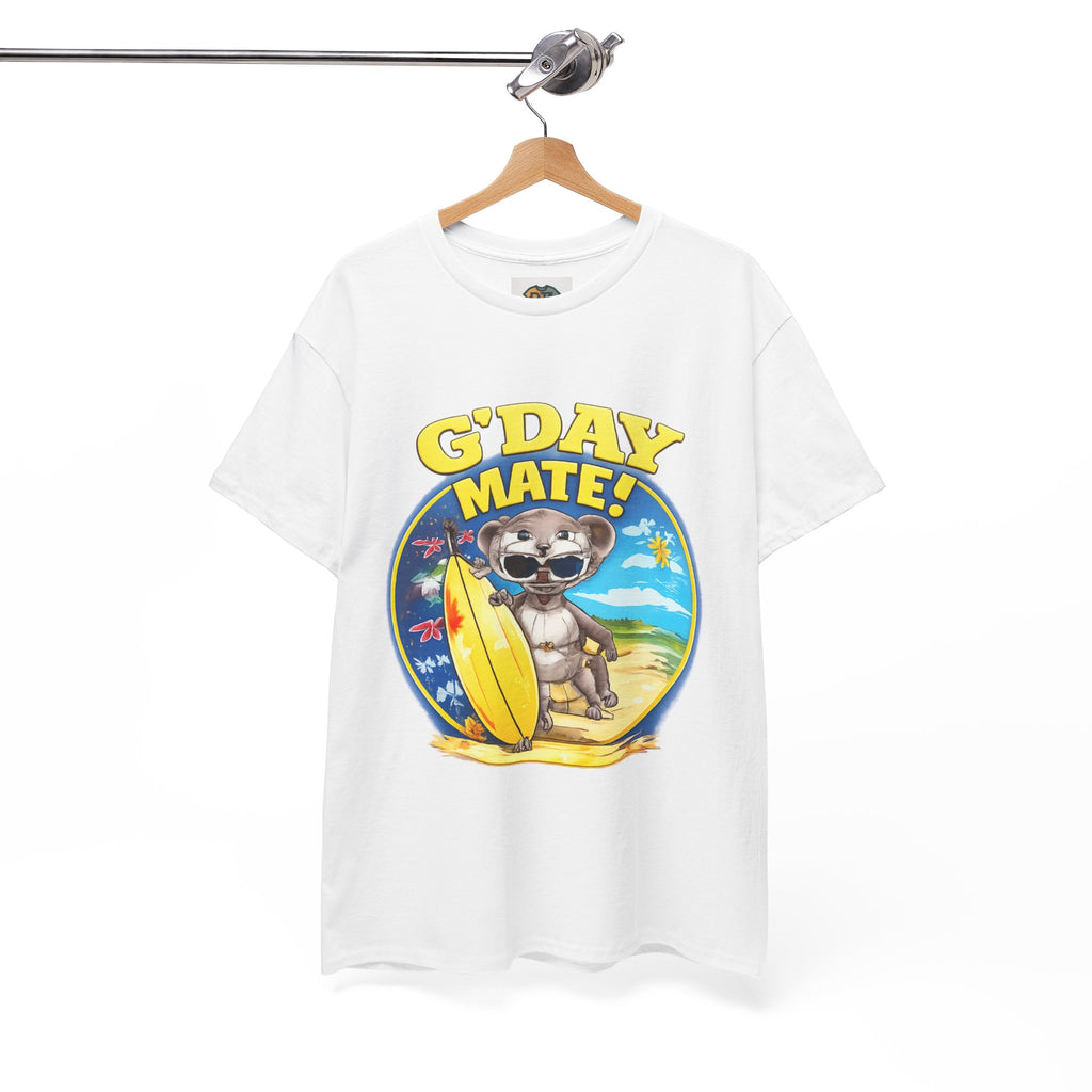 G'Day Mate! Koala Surf Tee - Australian Beach Vacation T-Shirt