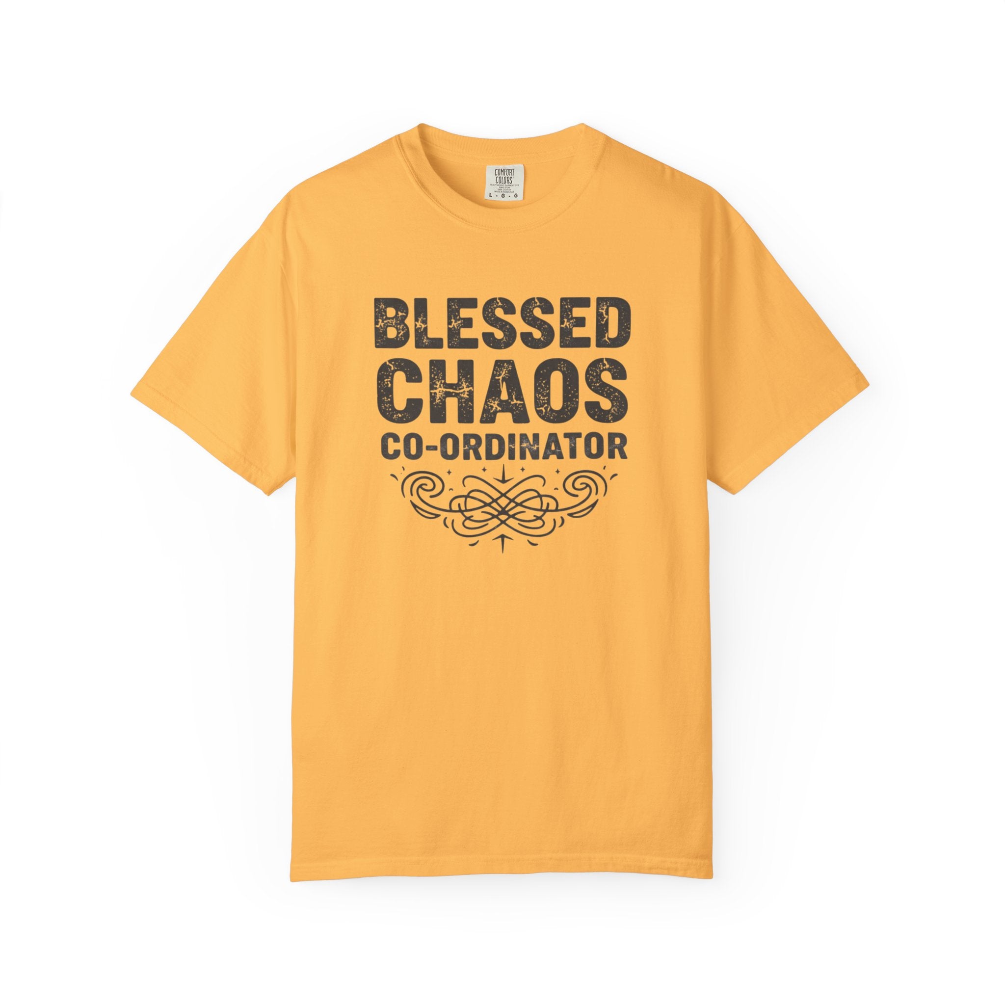 Blessed Chaos Coordinator Shirt – Funny Mum Life Graphic Tee, Busy Mama T-Shirt, Chaos Manager Top, Cute Motherhood Gift for Moms