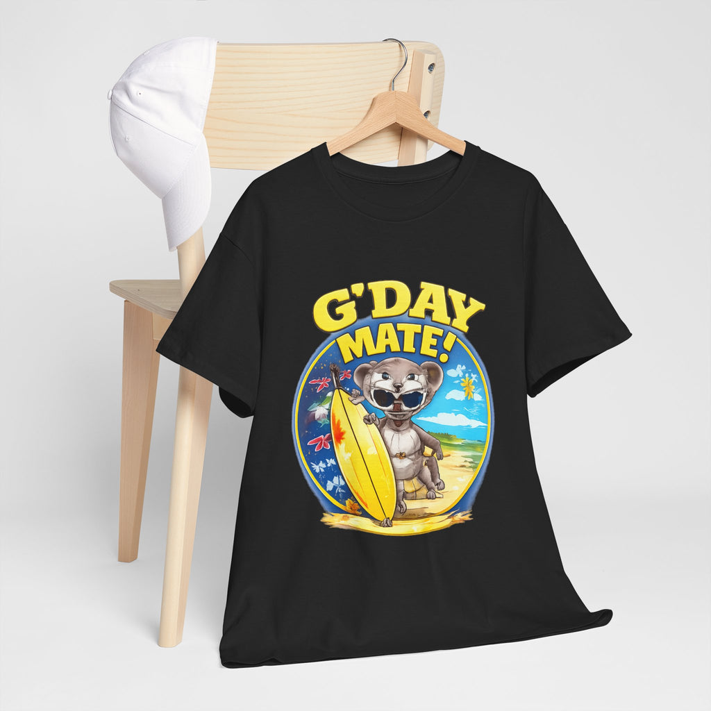 G'Day Mate! Quokka Surf Tee - Australian Beach Vacation T-Shirt