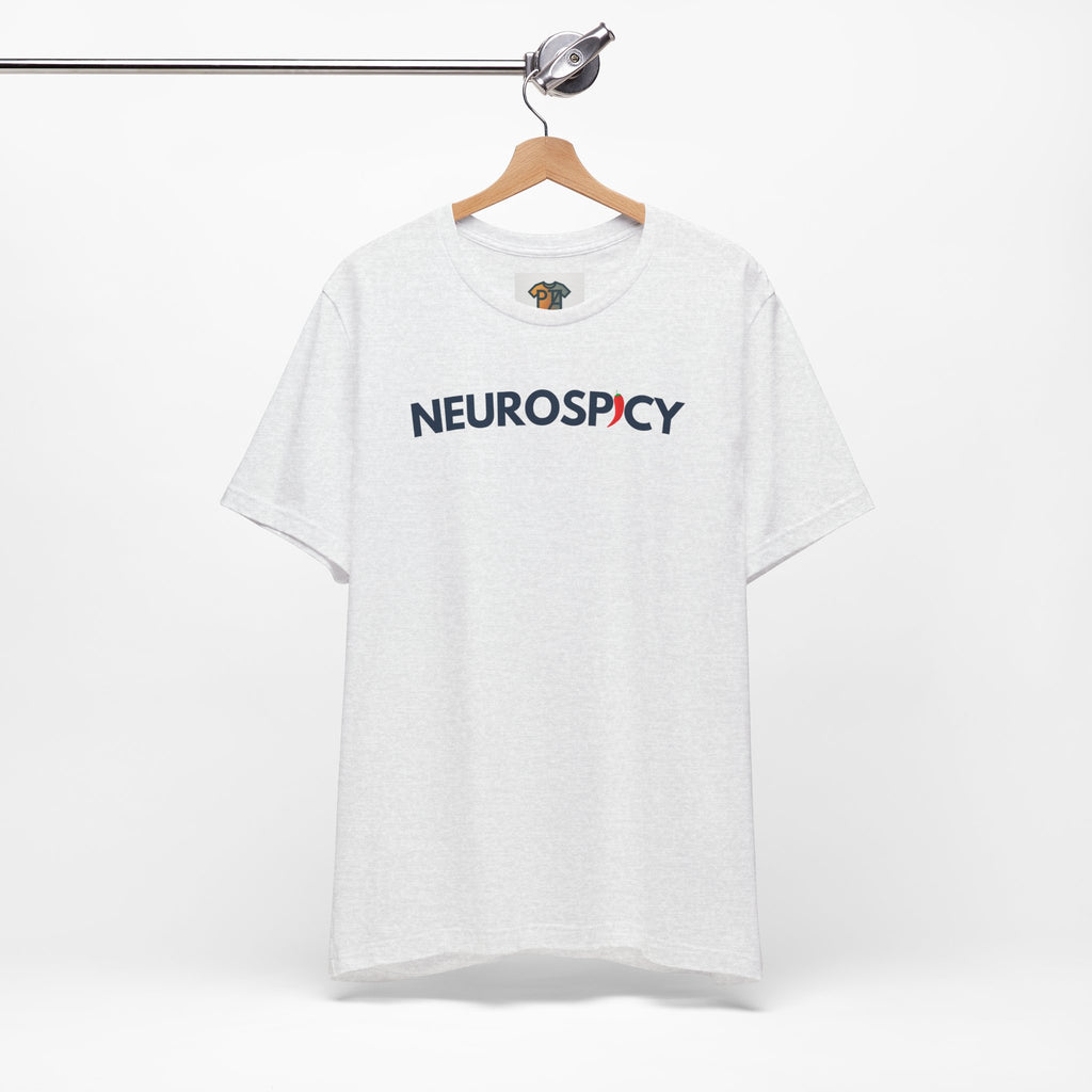 Neurospicy Shirt – Funny ADHD & Neurodivergent Tee, Minimalist Mental Health Graphic T-Shirt, Unisex Soft Cotton Top