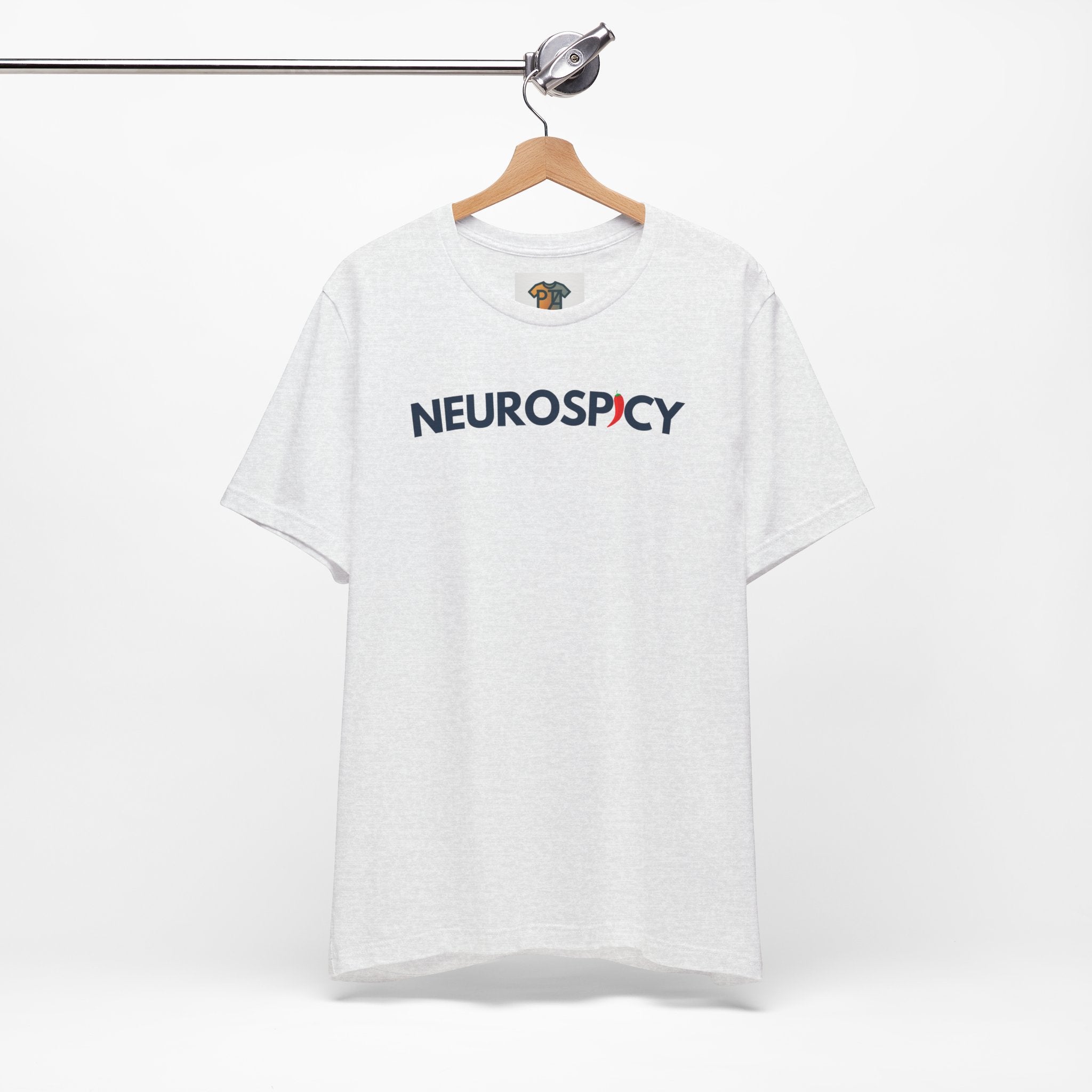 Neurospicy Shirt – Funny ADHD & Neurodivergent Tee, Minimalist Mental Health Graphic T-Shirt, Unisex Soft Cotton Top