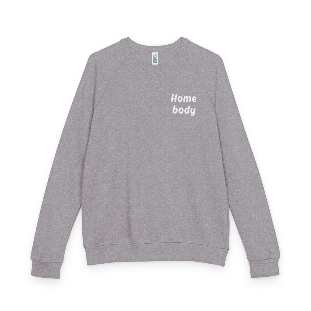 Homebody Raglan Crewneck Sweatshirt — Cozy Casual Sweatshirt for Relaxing at Home
