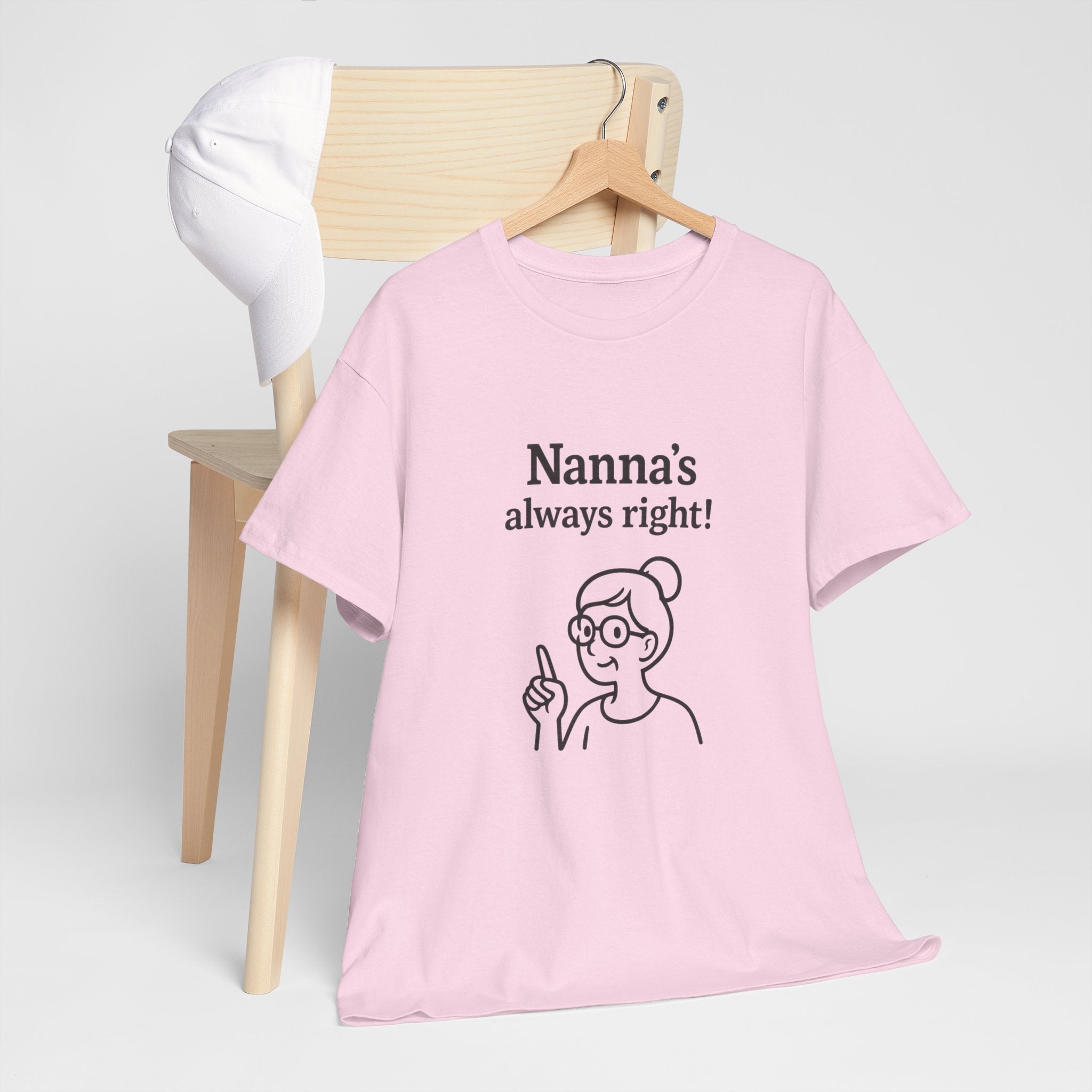 Nanna’s Always Right Shirt, Funny Grandma Graphic T-Shirt