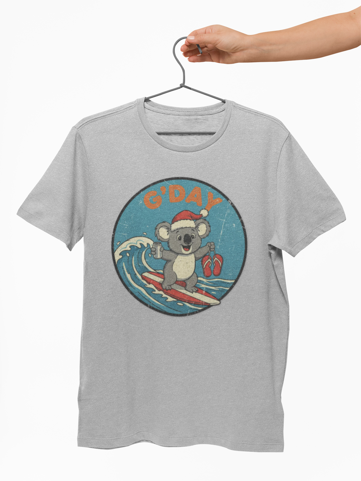 Surfing Koala T-Shirt — Cute Aussie Beach Vibe Tee