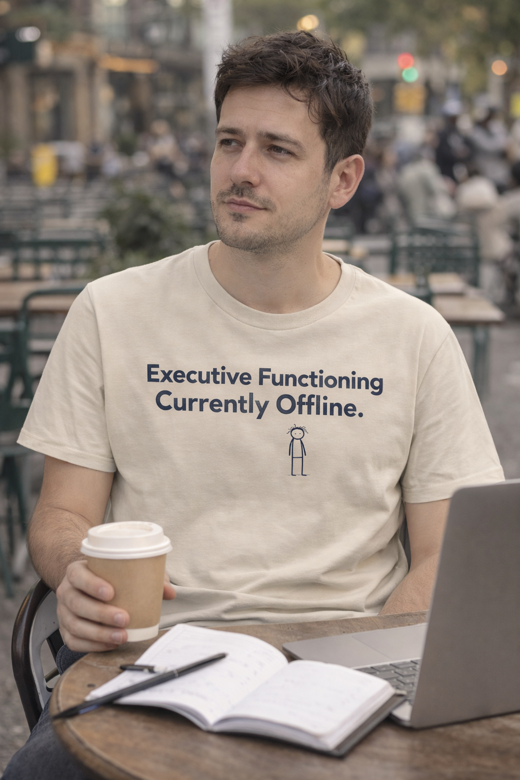 Executive Functioning Currently Offline Shirt – Funny ADHD T-Shirt, Neurodivergent Apparel, Mental Health Tee, Autism Support Shirt, Introvert Humor Gift, ADHD Gift Adult