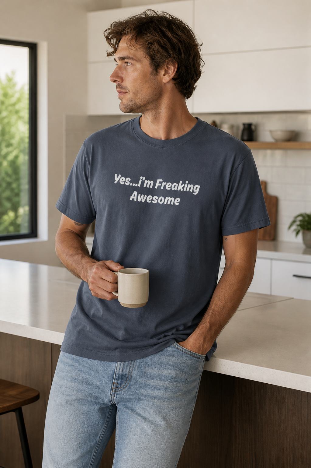 Yes... I'm Freaking Awesome T-Shirt — Funny Confidence Graphic Tee