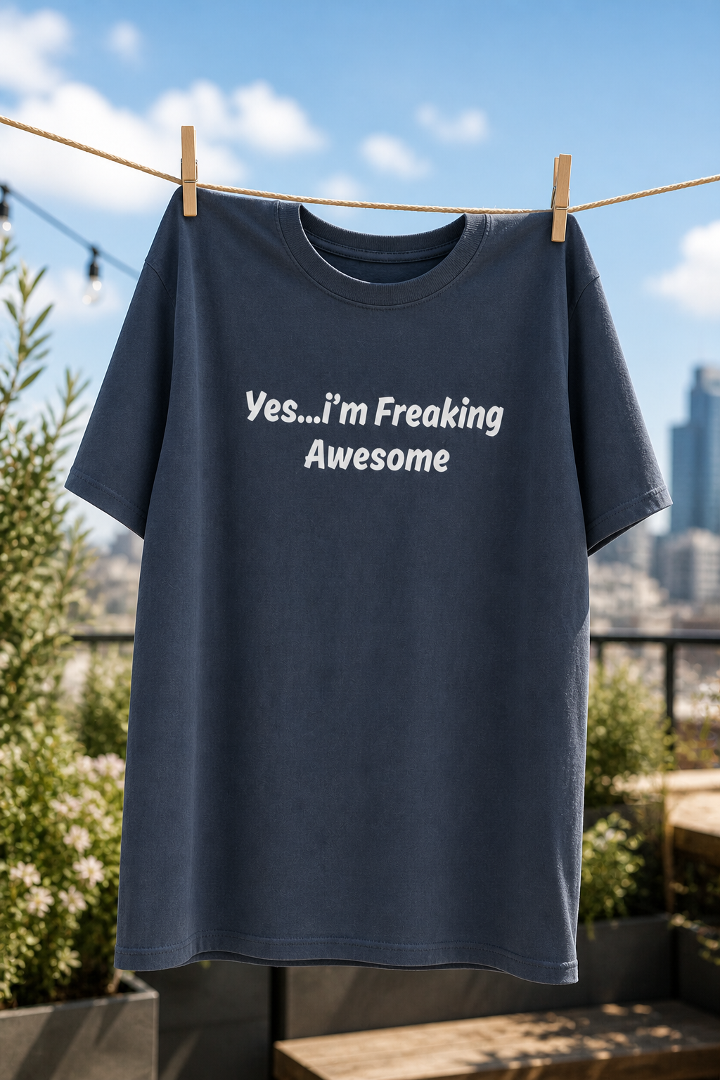 Yes... I'm Freaking Awesome T-Shirt — Funny Confidence Graphic Tee