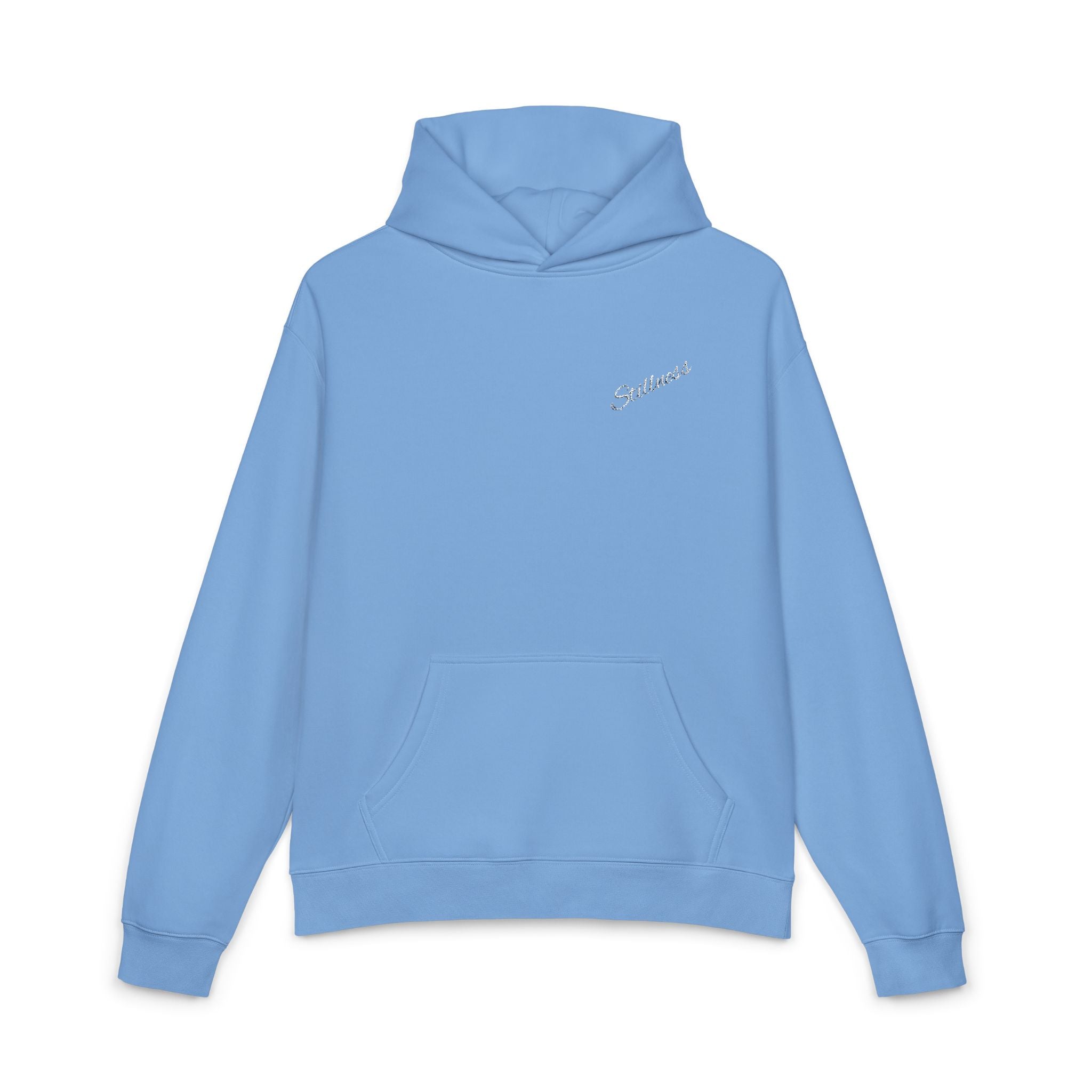 Stillness Embroidered Hoodie | Premium AS Colour Hoodie | Minimalist Oversized Pullover | Calm Aesthetic Streetwear | Unisex Hoodie