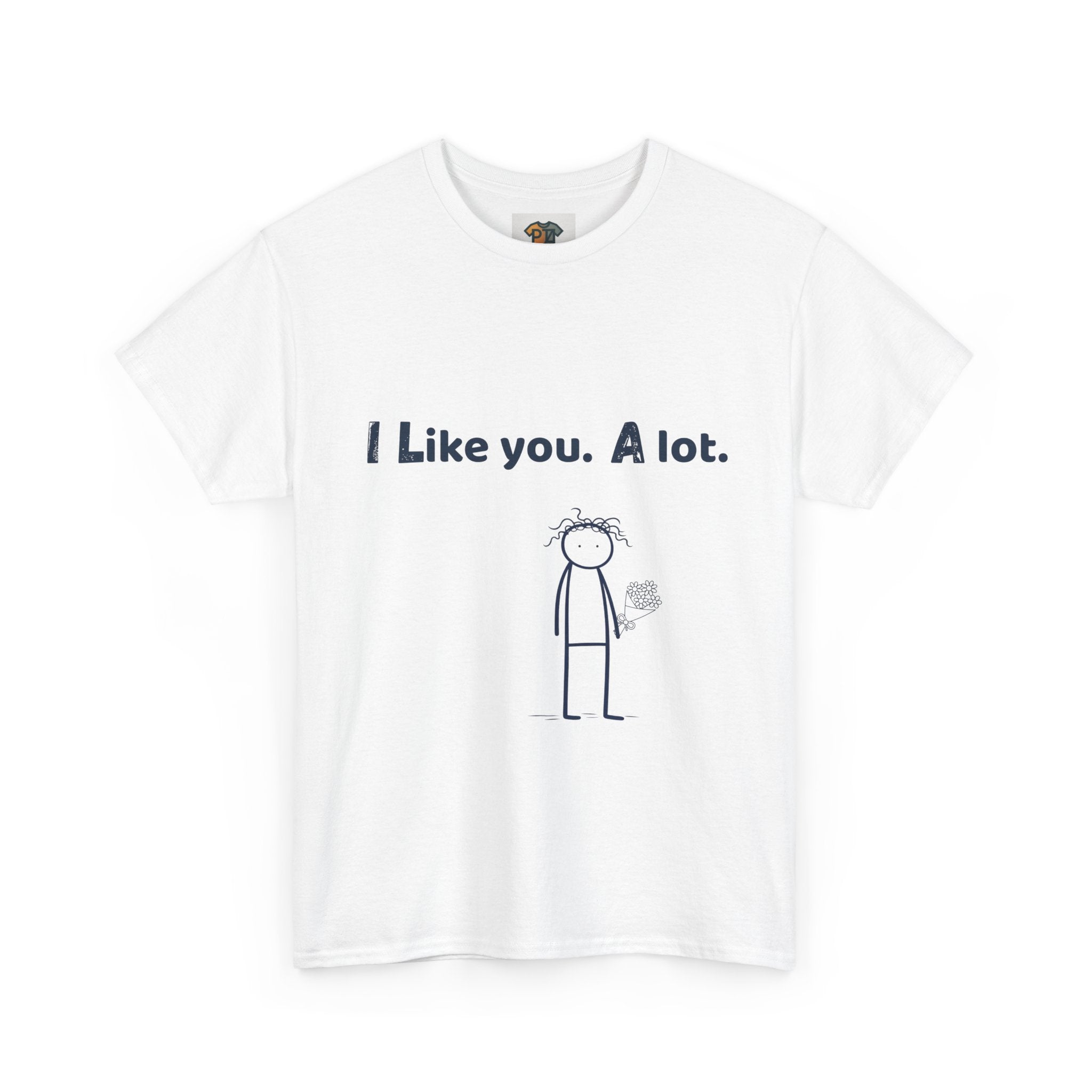 I Like You. A Lot. T-Shirt | Minimal Neurodiverse & Introvert Tee