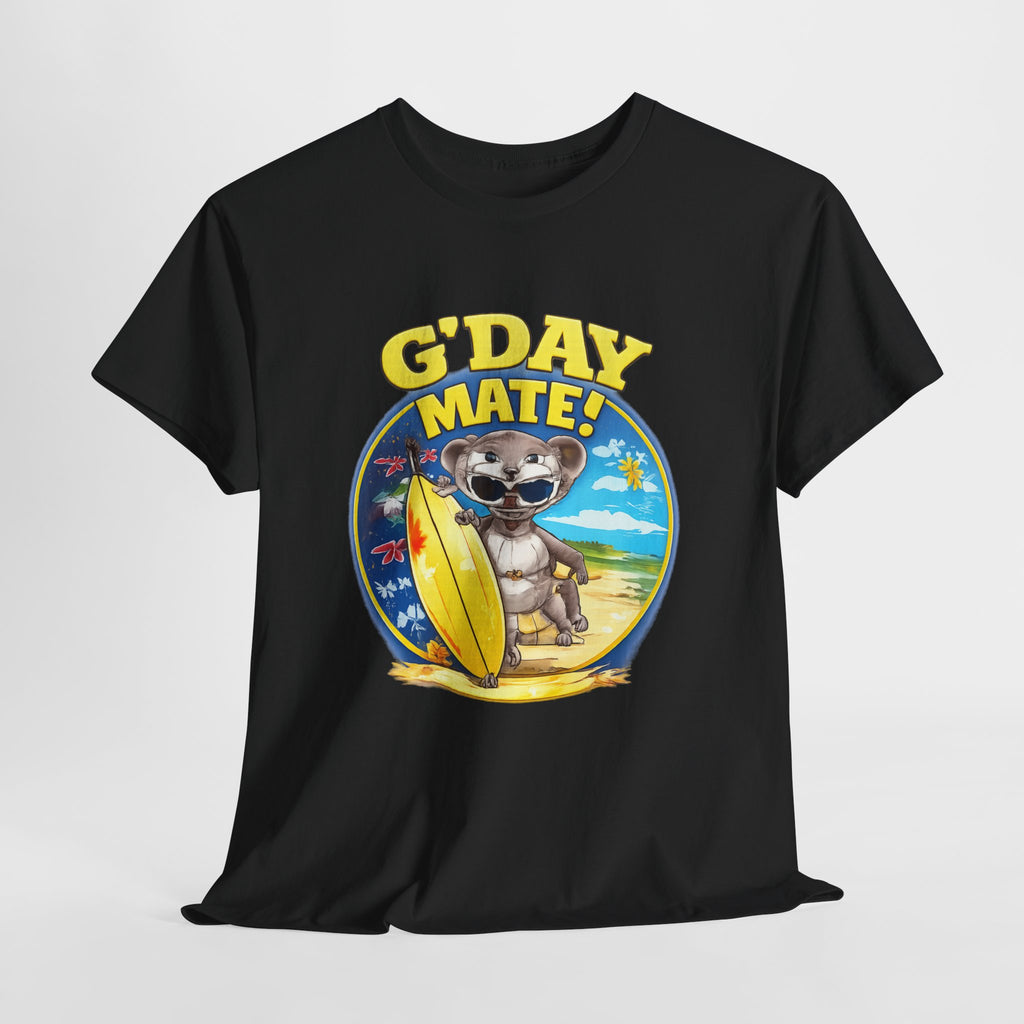 G'Day Mate! Quokka Surf Tee - Australian Beach Vacation T-Shirt