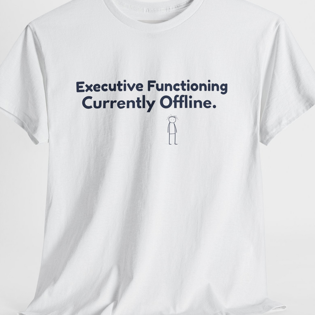 Executive Functioning Currently Offline Shirt – Funny ADHD T-Shirt, Neurodivergent Apparel, Mental Health Tee, Autism Support Shirt, Introvert Humor Gift, ADHD Gift Adult
