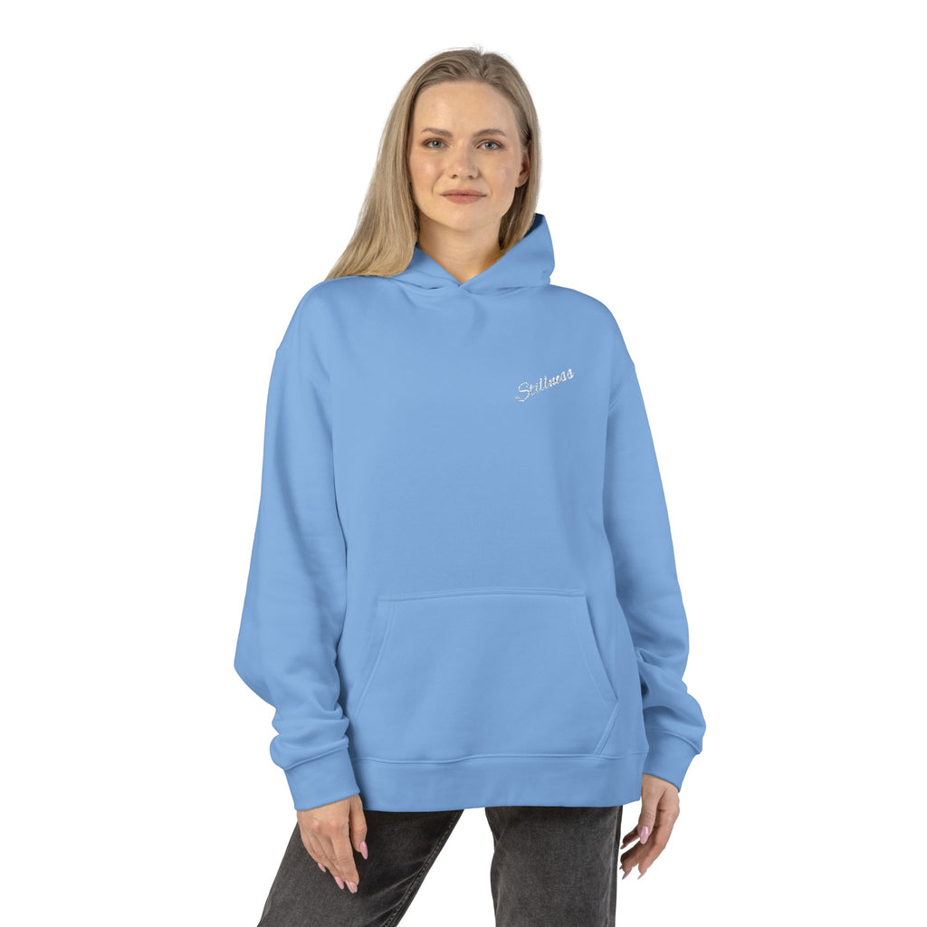 Stillness Embroidered Hoodie | Premium AS Colour Hoodie | Minimalist Oversized Pullover | Calm Aesthetic Streetwear | Unisex Hoodie