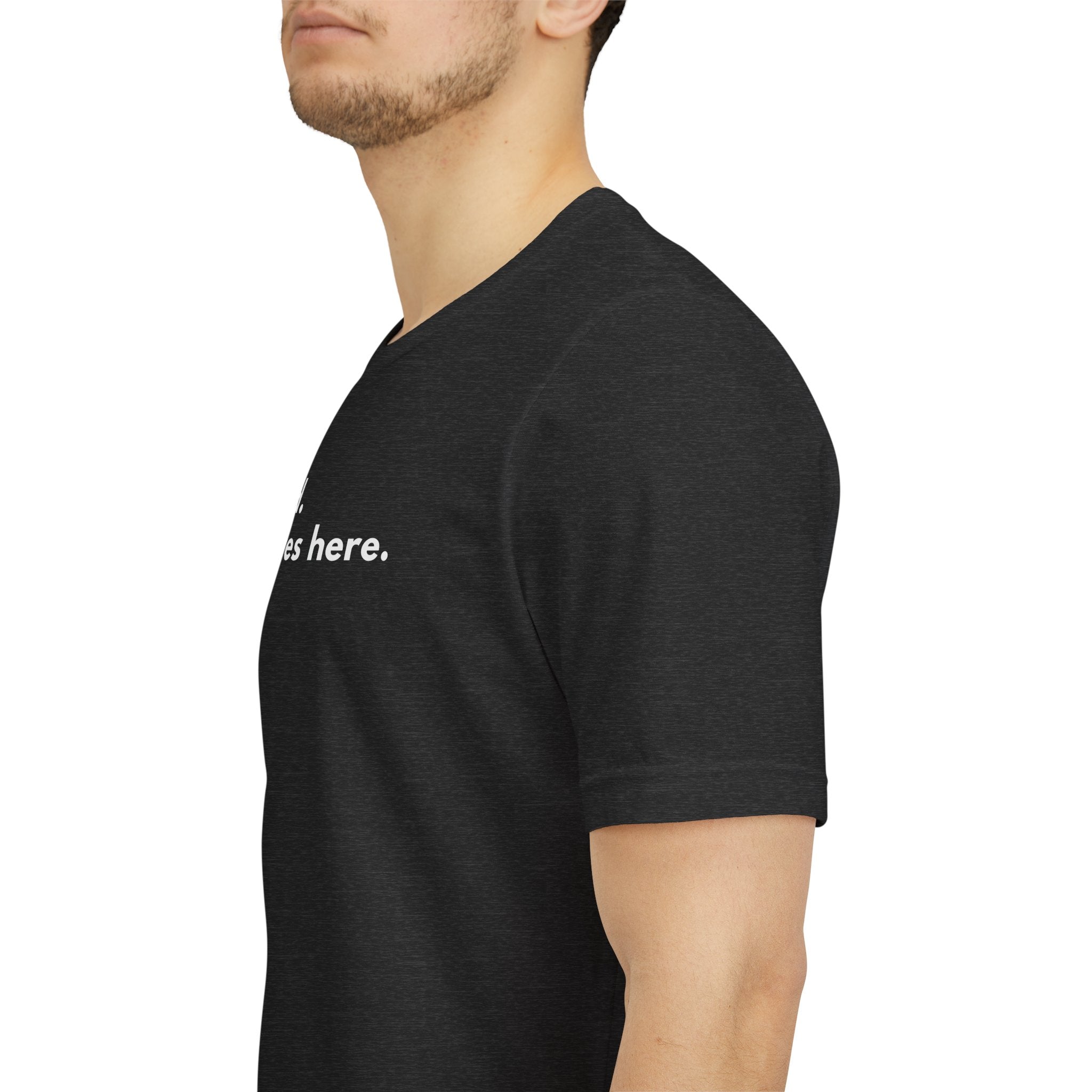 Funny ADHD RSD T-Shirt “Be Kind. RSD Lives Here” – Neurodivergent Shirt Australia, ADHD Awareness Tee, Mental Health Graphic T-Shirt, Bella Canvas 3001 AU
