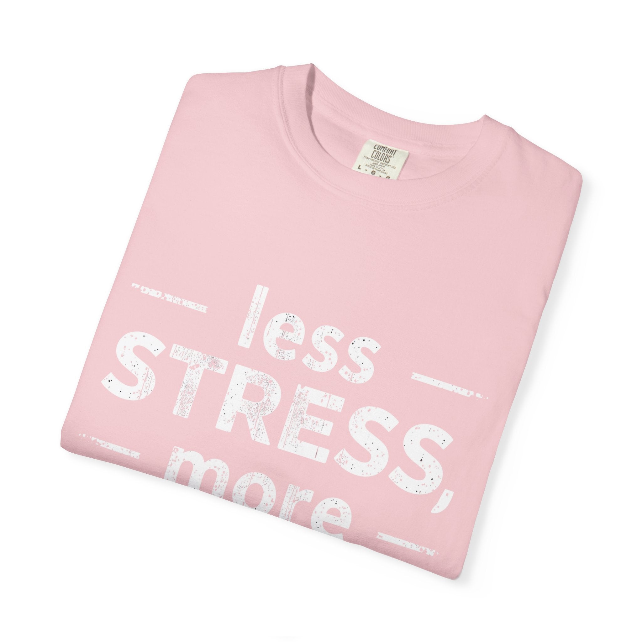 Less Stress More Margs T-Shirt — Funny Margarita Relaxation Tee