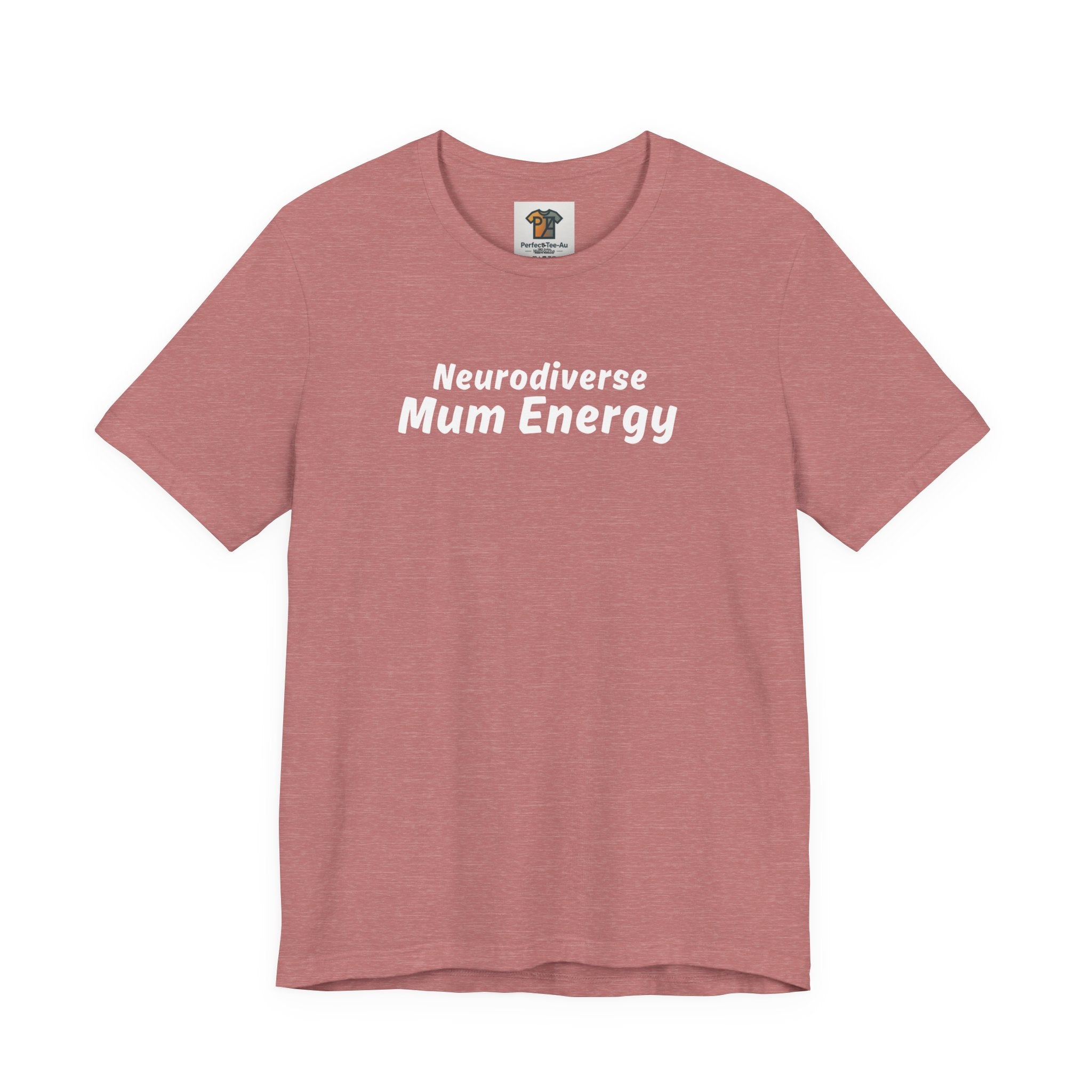Neurodiverse Mum Energy T-Shirt – Minimalist Graphic Tee for ADHD & Neurodivergent Mums