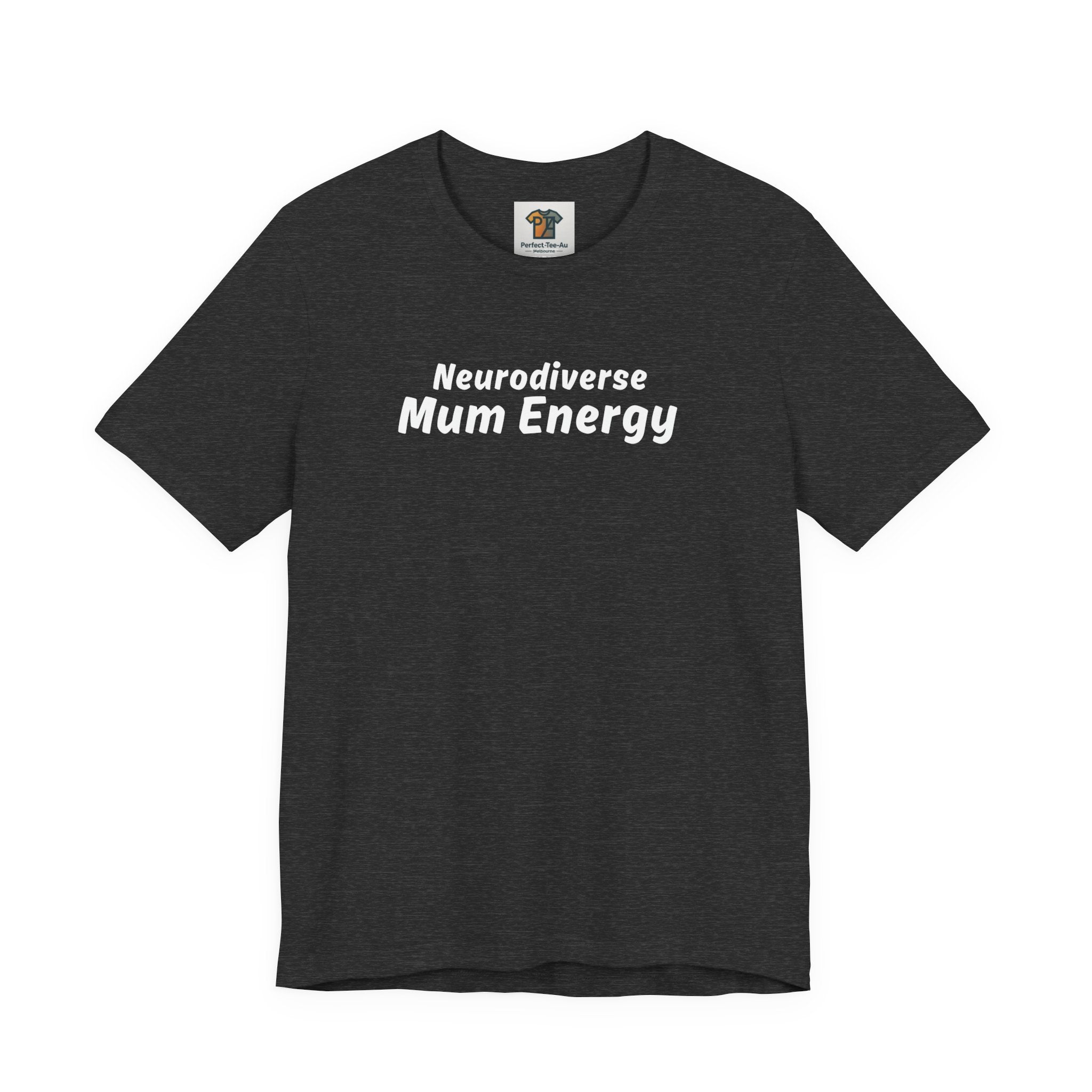 Neurodiverse Mum Energy T-Shirt – Minimalist Graphic Tee for ADHD & Neurodivergent Mums