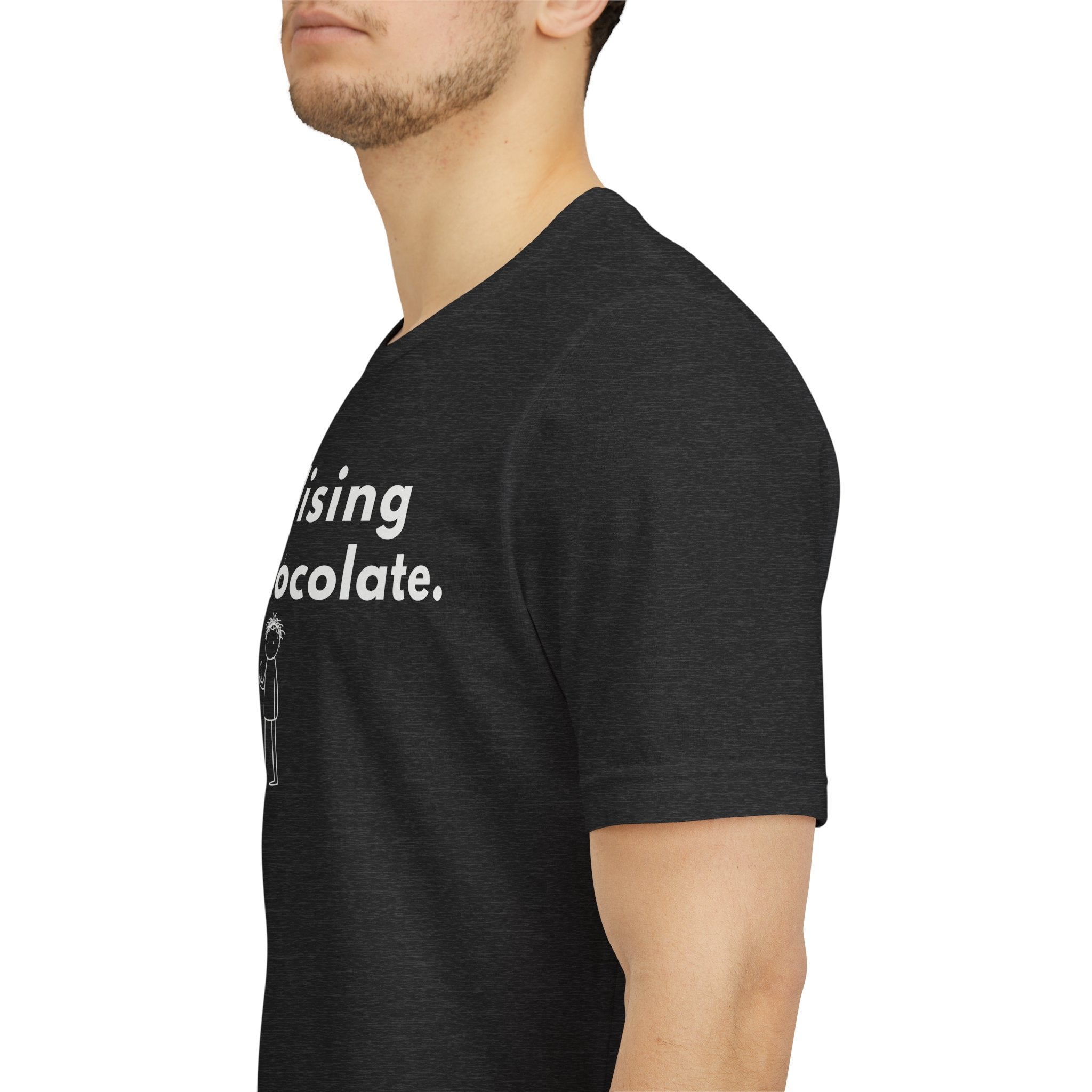 Socialising For Chocolate T-Shirt | Funny Easter Tee | Aussie Humour Graphic Shirt | Chocolate Lover Gift | Deadpan Statement Tee