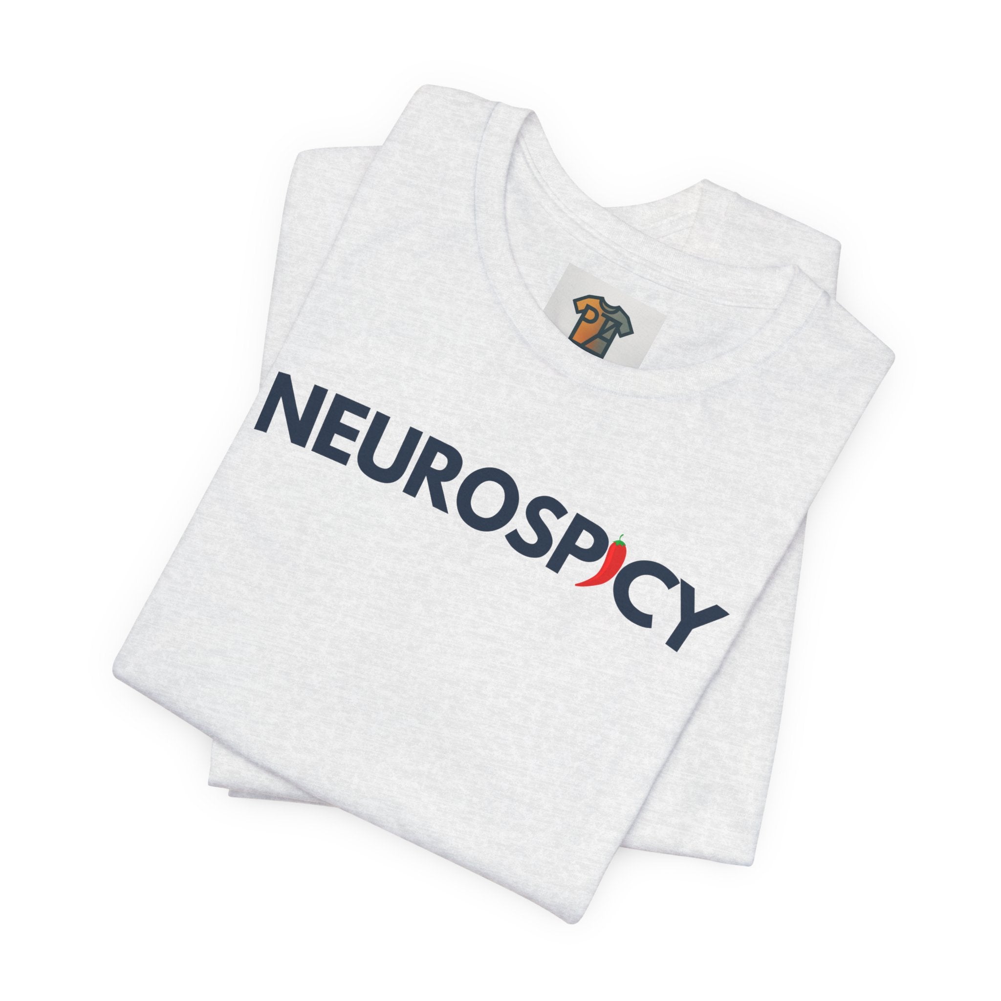 Neurospicy Shirt – Funny ADHD & Neurodivergent Tee, Minimalist Mental Health Graphic T-Shirt, Unisex Soft Cotton Top