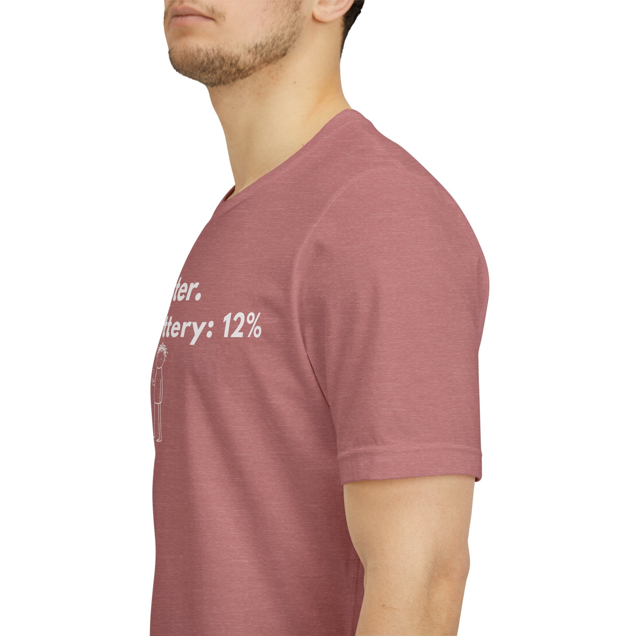 Easter Social Battery 12% T-Shirt – Deadpan Bunny Graphic Tee for Introverts, ADHD & Neurodiverse Humor