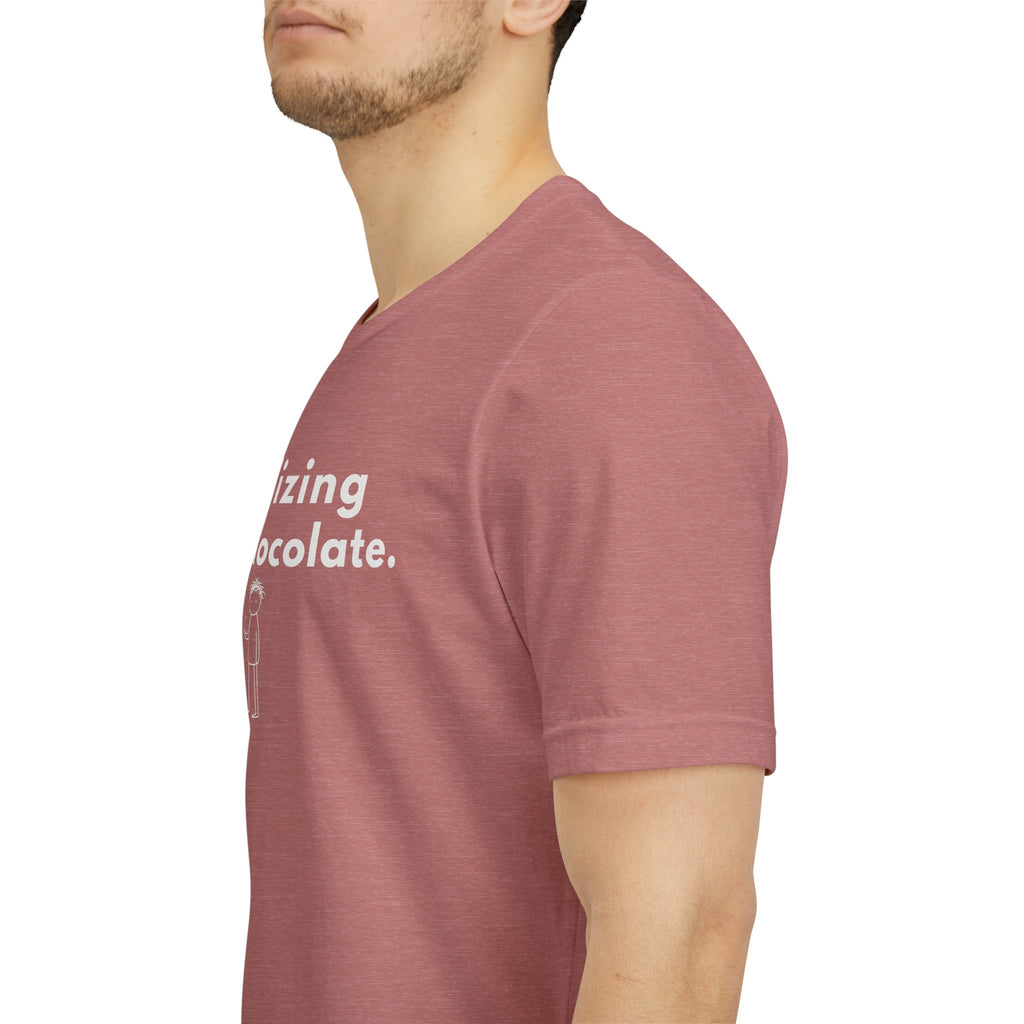Socializing For Chocolate T-Shirt | Funny Easter Shirt | Chocolate Lover Gift Tee | Introvert Humor Graphic Shirt | Minimal Statement Tee