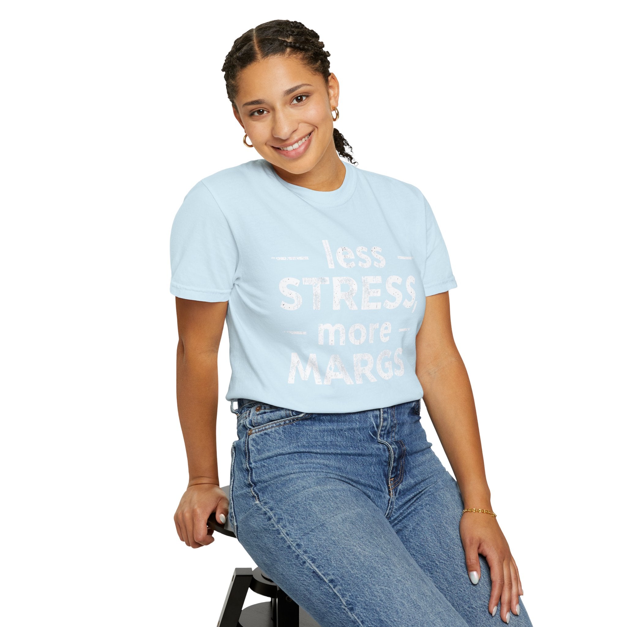 Less Stress More Margs T-Shirt — Funny Margarita Relaxation Tee