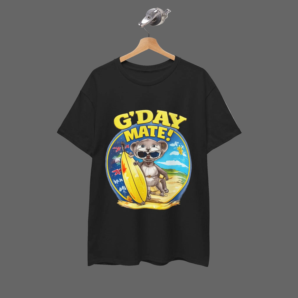 G'Day Mate! Quokka Surf Tee - Australian Beach Vacation T-Shirt