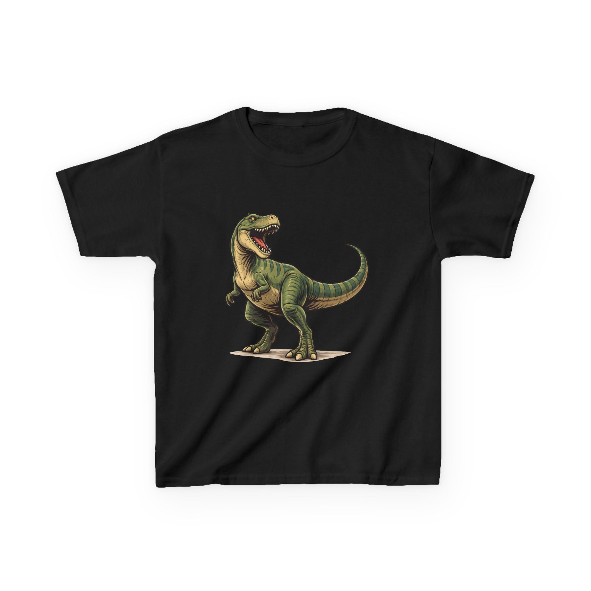 Kids Roaring T‑Rex Dinosaur Tee — Vintage Style Dino Shirt for Boys & Girls