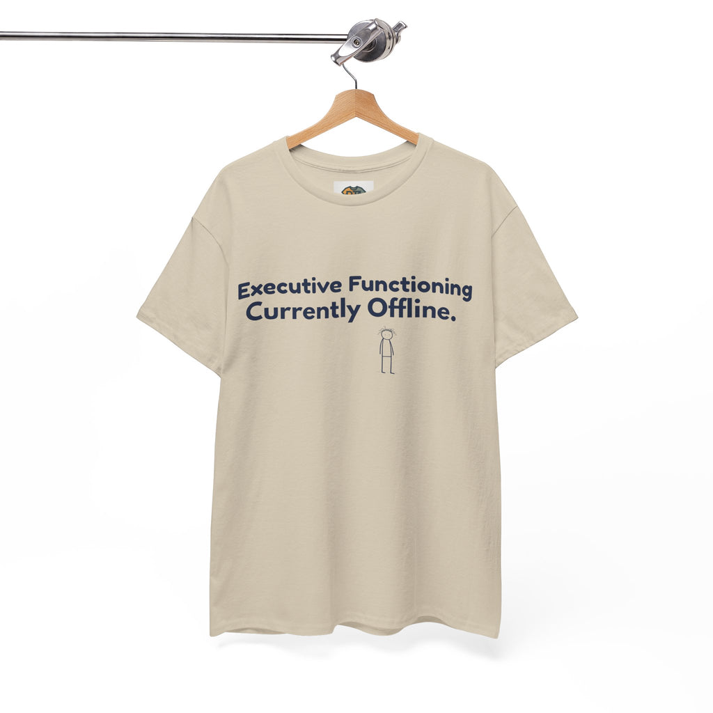 Executive Functioning Currently Offline Shirt – Funny ADHD T-Shirt, Neurodivergent Apparel, Mental Health Tee, Autism Support Shirt, Introvert Humor Gift, ADHD Gift Adult