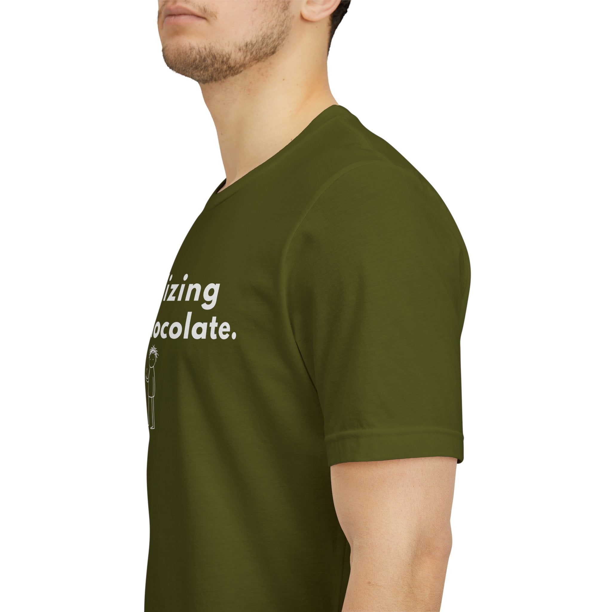 Socializing For Chocolate T-Shirt | Funny Easter Shirt | Chocolate Lover Gift Tee | Introvert Humor Graphic Shirt | Minimal Statement Tee