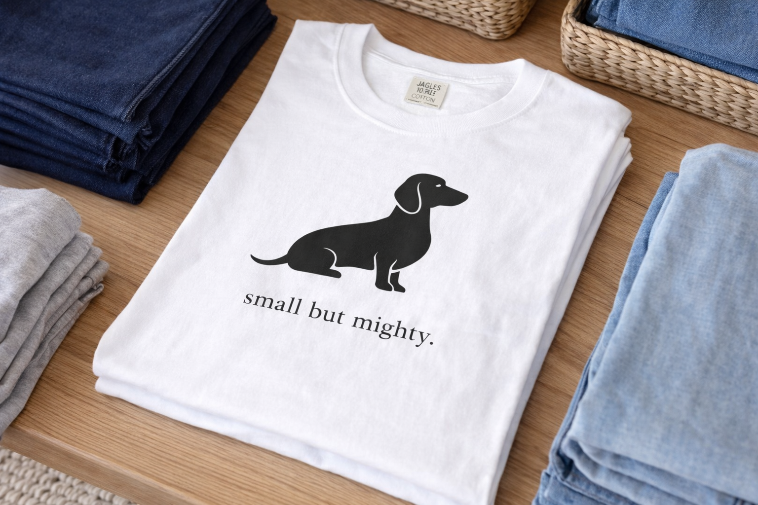 Dachshund 'Small But Mighty' Graphic Tee